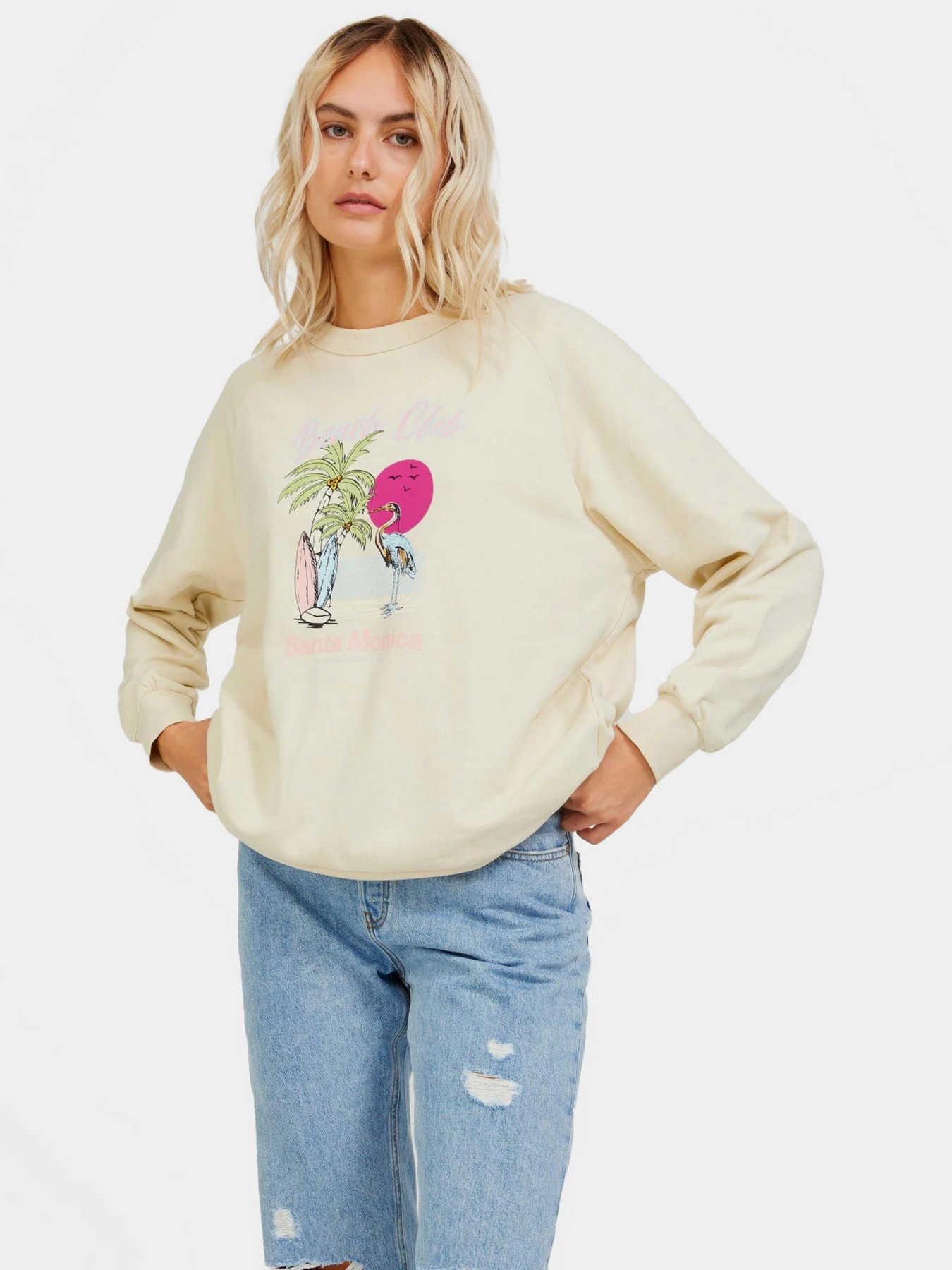 Світшот JJXX модель 12225450_Bone White Фото