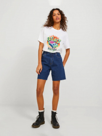 Шорты джинсовые JJXX JxHazel модель 12226428_Medium Blue Denim Фото