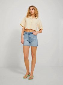 Шорты джинсовые JJXX Aura модель 12227837_Light Blue Denim Фото