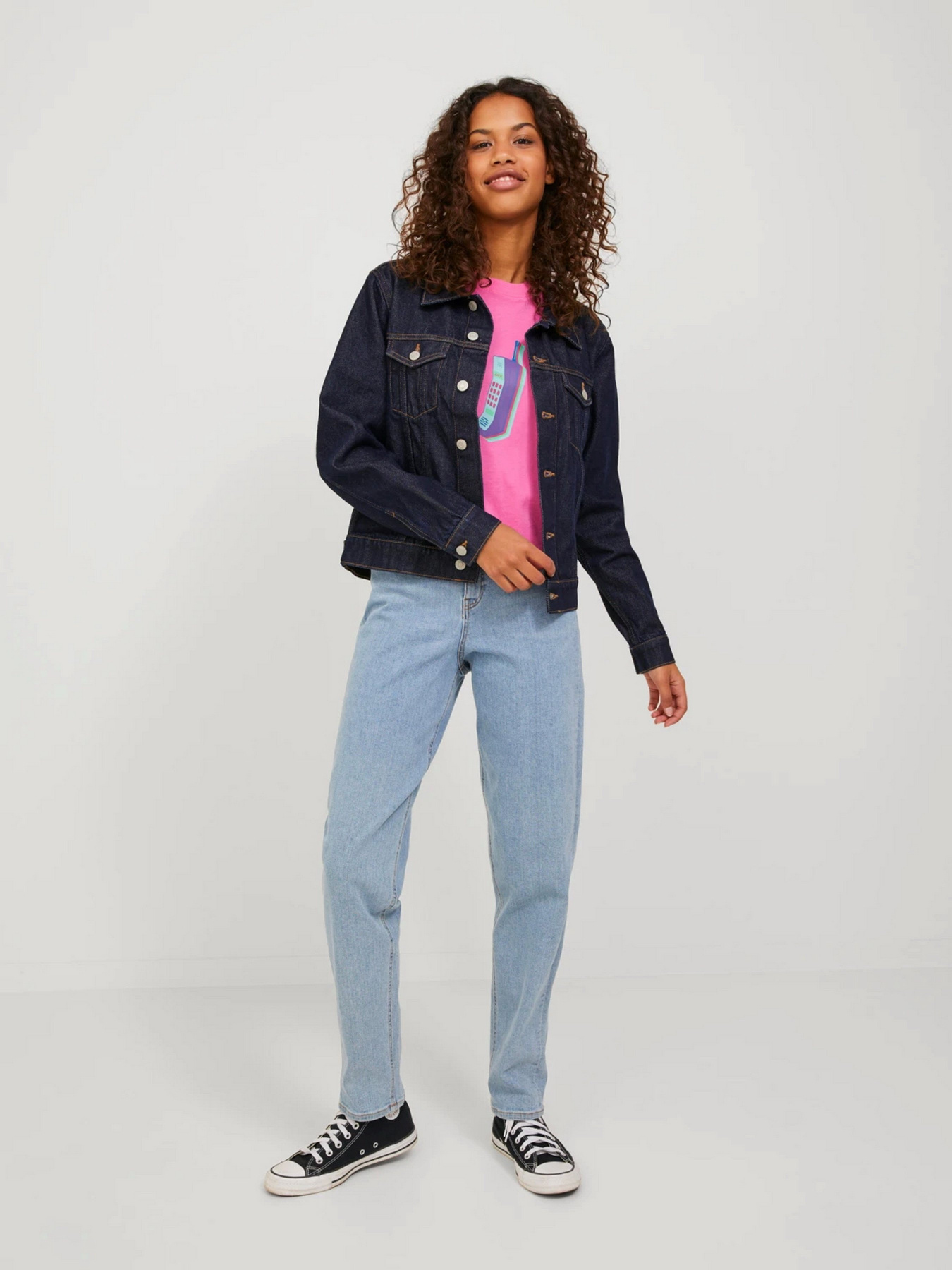 Футболка JJXX JxSally модель 12227968_Carmine Rose Фото