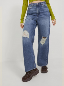 Широкі джинси JJXX JxTokyo модель 12203938_Dark Blue Denim Фото