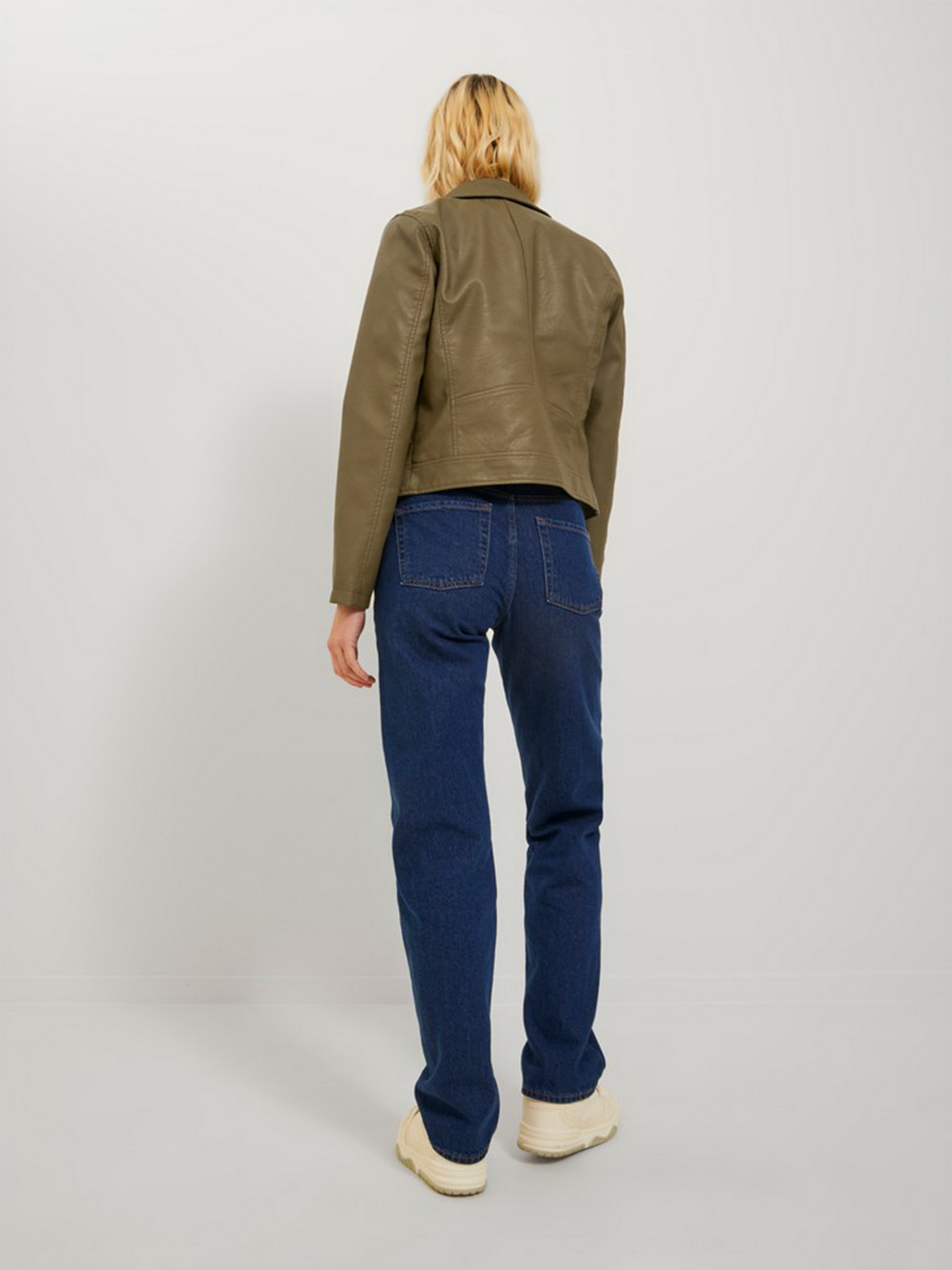 Куртка кожаная JJXX Gail модель 12206262_Burnt Olive Фото