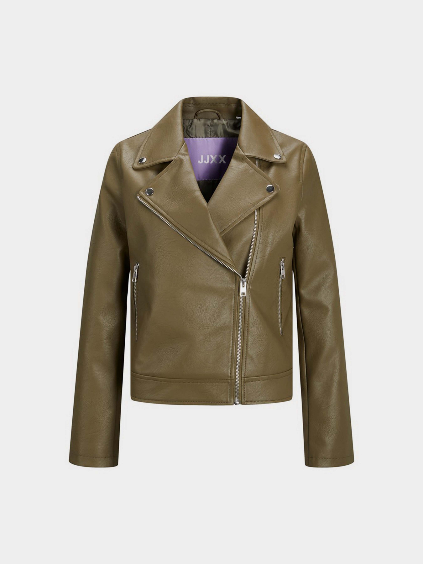 Куртка кожаная JJXX Gail модель 12206262_Burnt Olive Фото