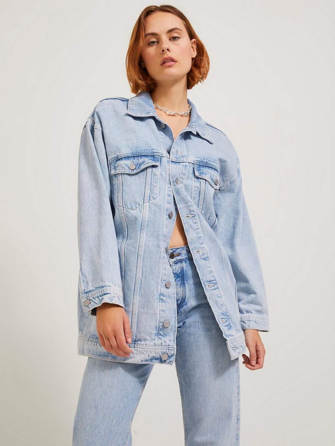 Джинсовая куртка JJXX JxAlison модель 12207017_Light Blue Denim Фото