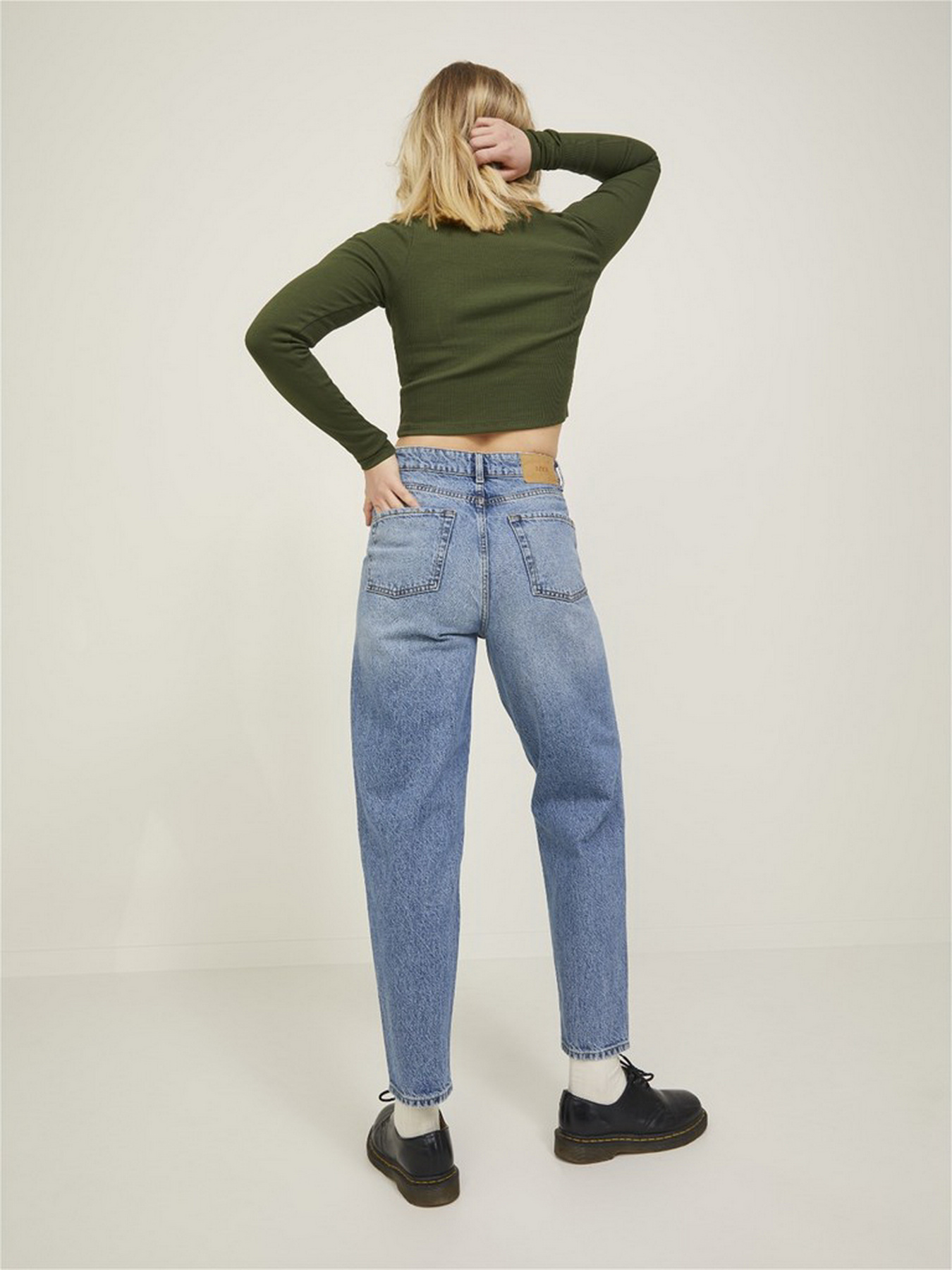 Джинсы мом JJXX Lisbon модель 12213702_Medium Blue Denim Фото