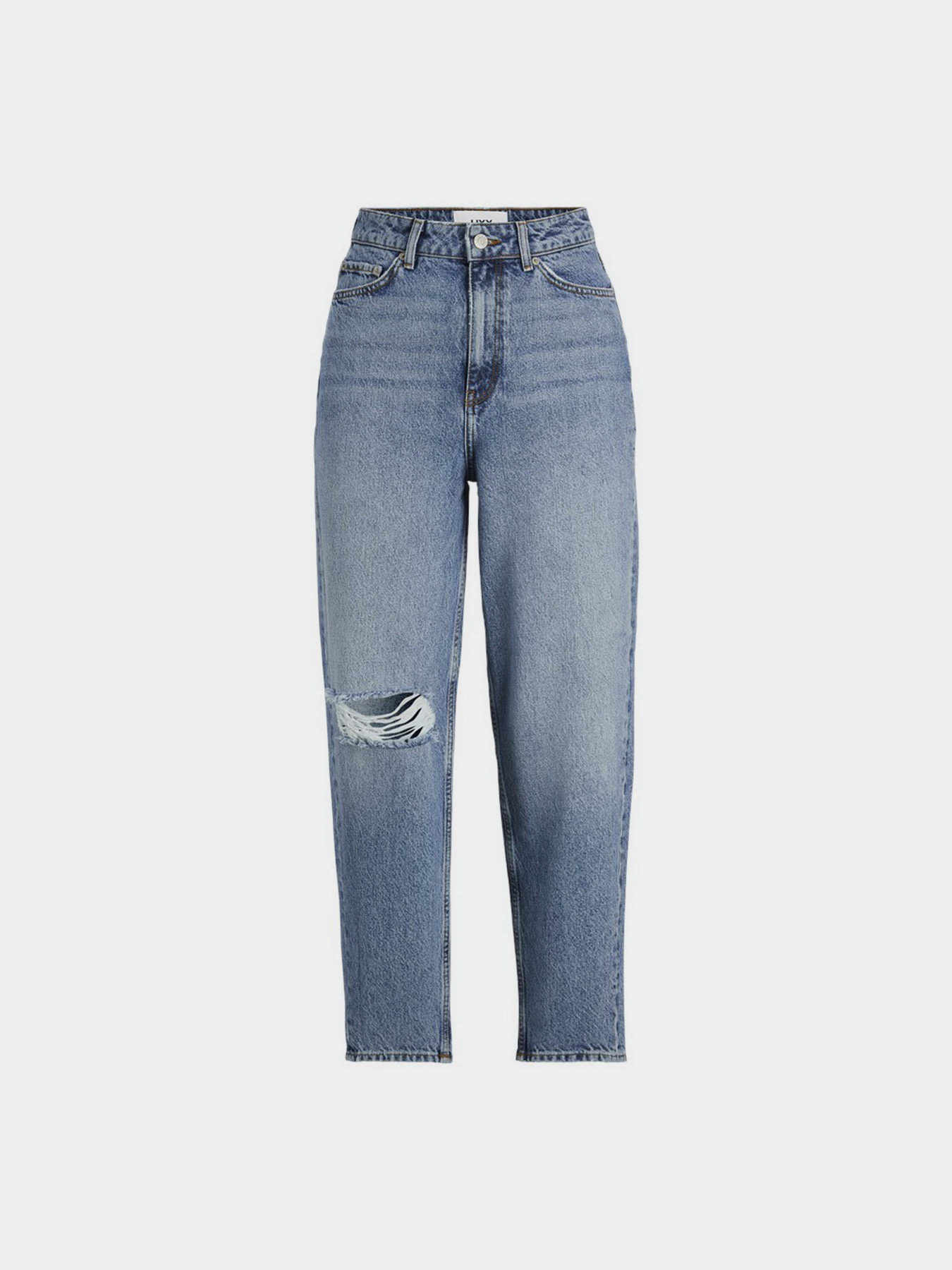 Джинсы мом JJXX Lisbon модель 12213702_Medium Blue Denim Фото