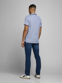 Поло JACK & JONES модель 12136668_Bright Cobalt Фото