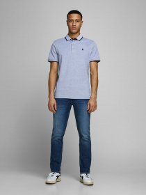 Поло JACK & JONES модель 12136668_Bright Cobalt Фото