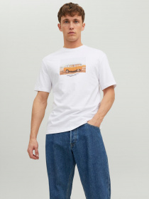 Футболка JACK & JONES модель 12227781_Bright White Фото