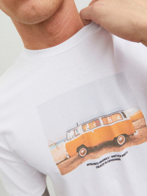 Футболка JACK & JONES модель 12227781_Bright White Фото