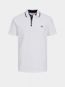 Поло JACK & JONES модель 12229382_White Фото