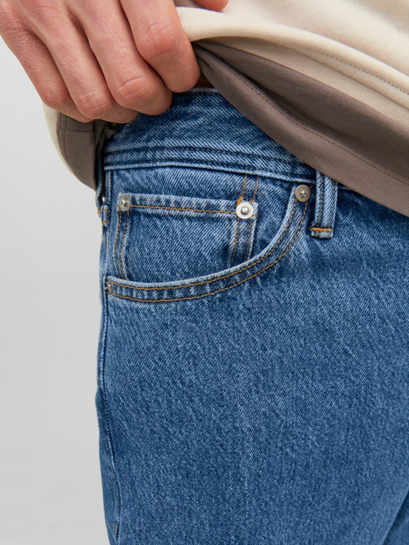 Прямі джинси JACK & JONES модель 12236078_Blue Denim Фото