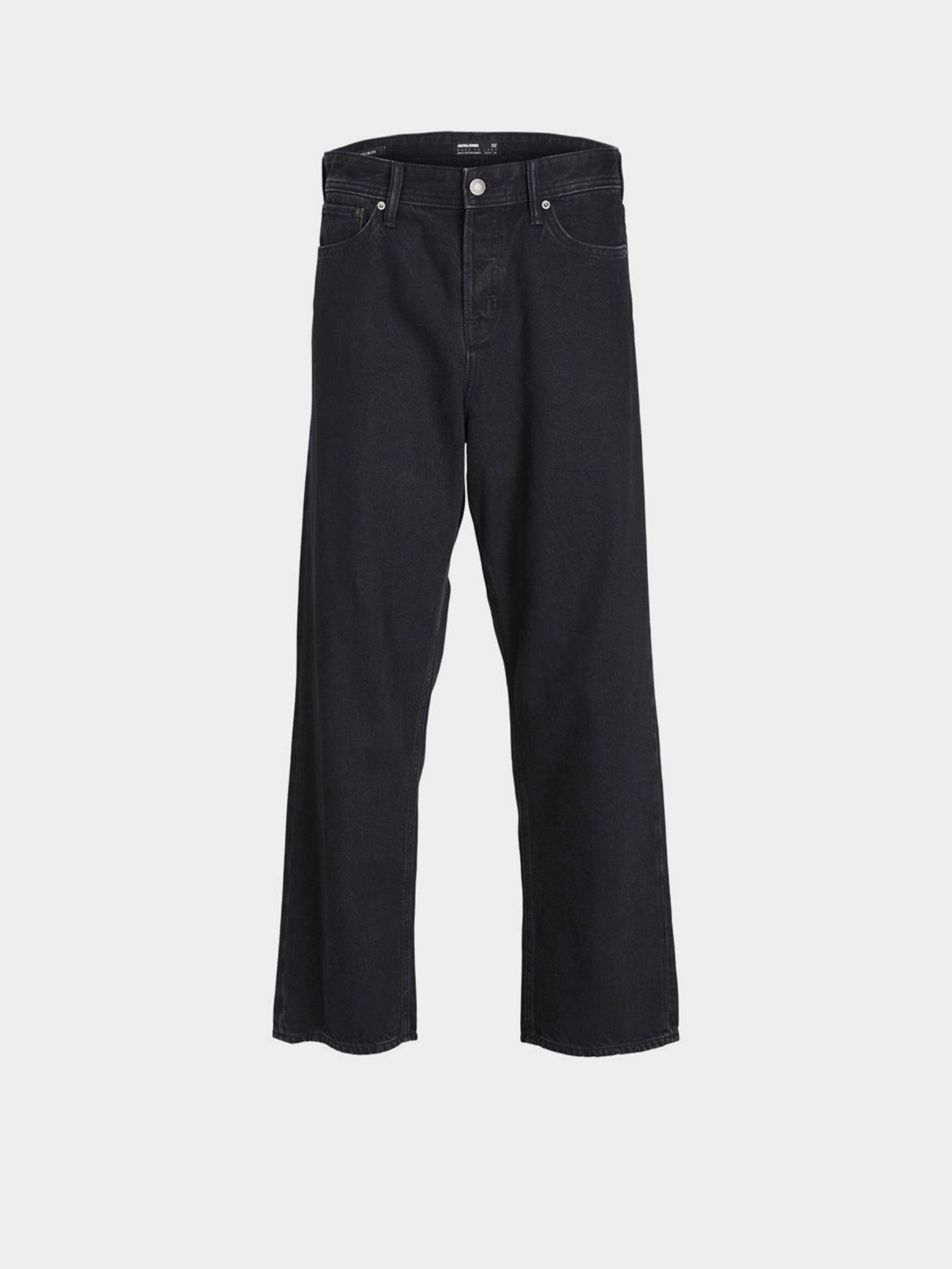 Прямые джинсы JACK & JONES модель 12236089_Black Denim Фото