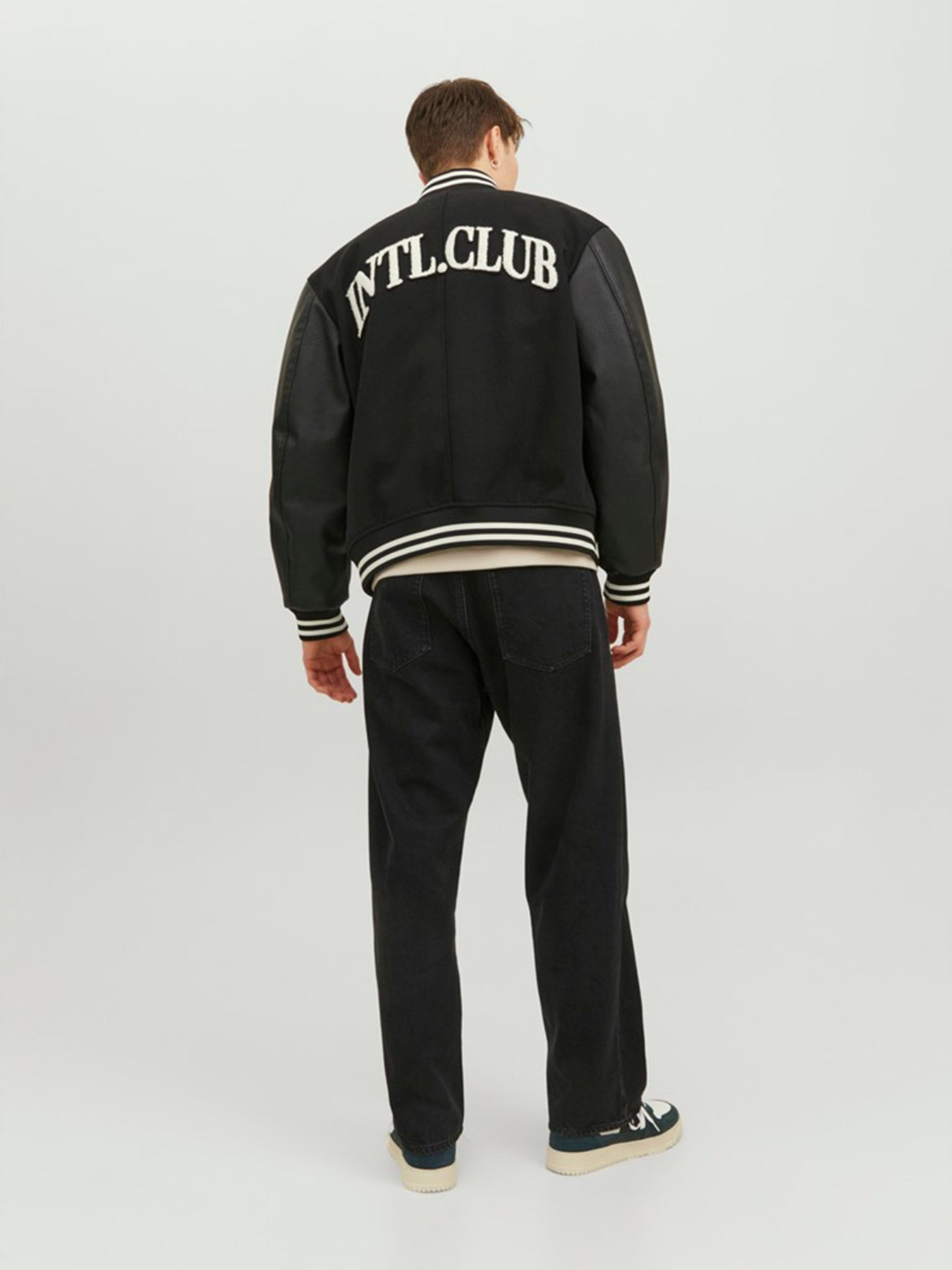 Прямі джинси JACK & JONES модель 12236089_Black Denim Фото