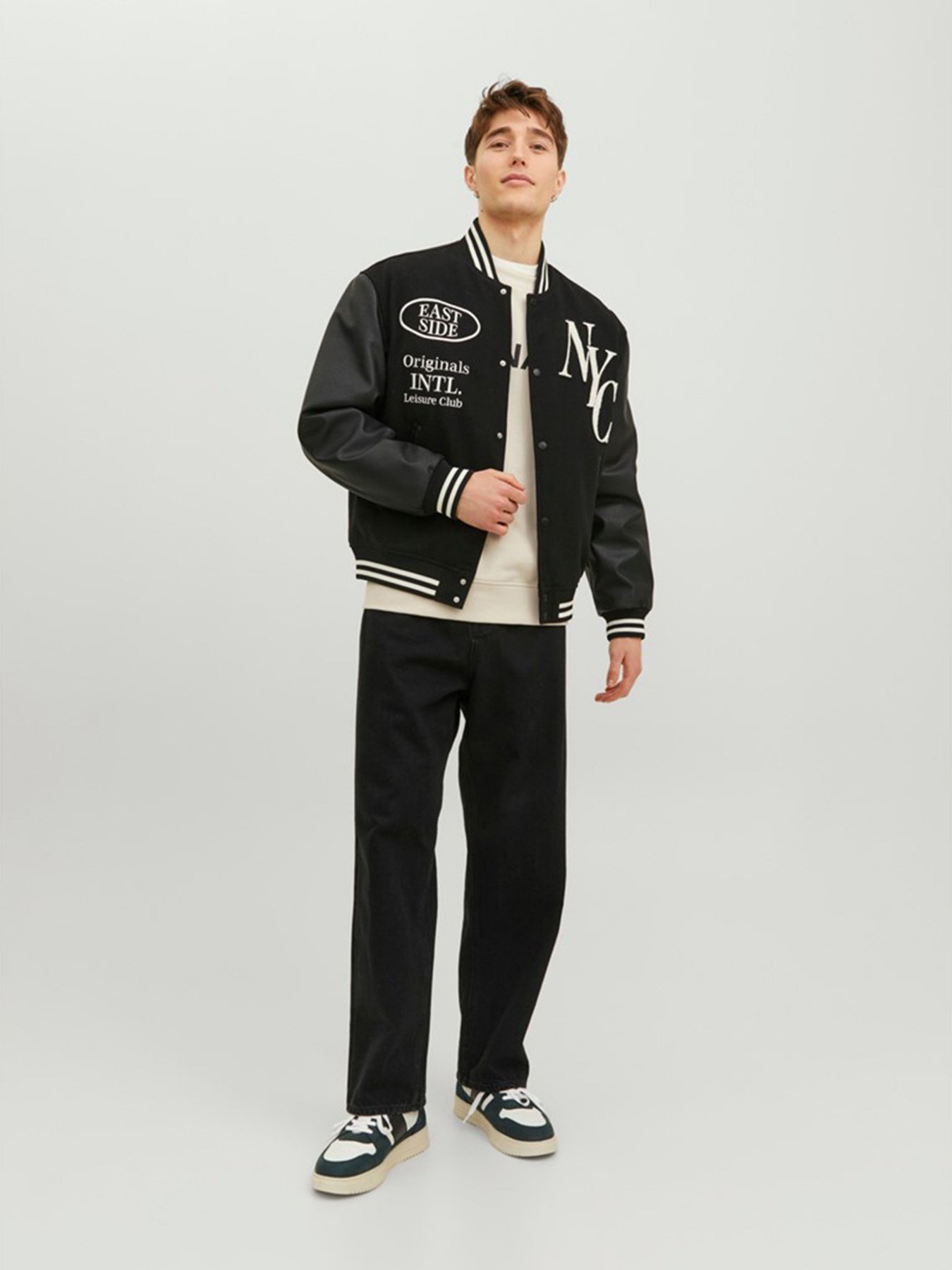 Прямі джинси JACK & JONES модель 12236089_Black Denim Фото