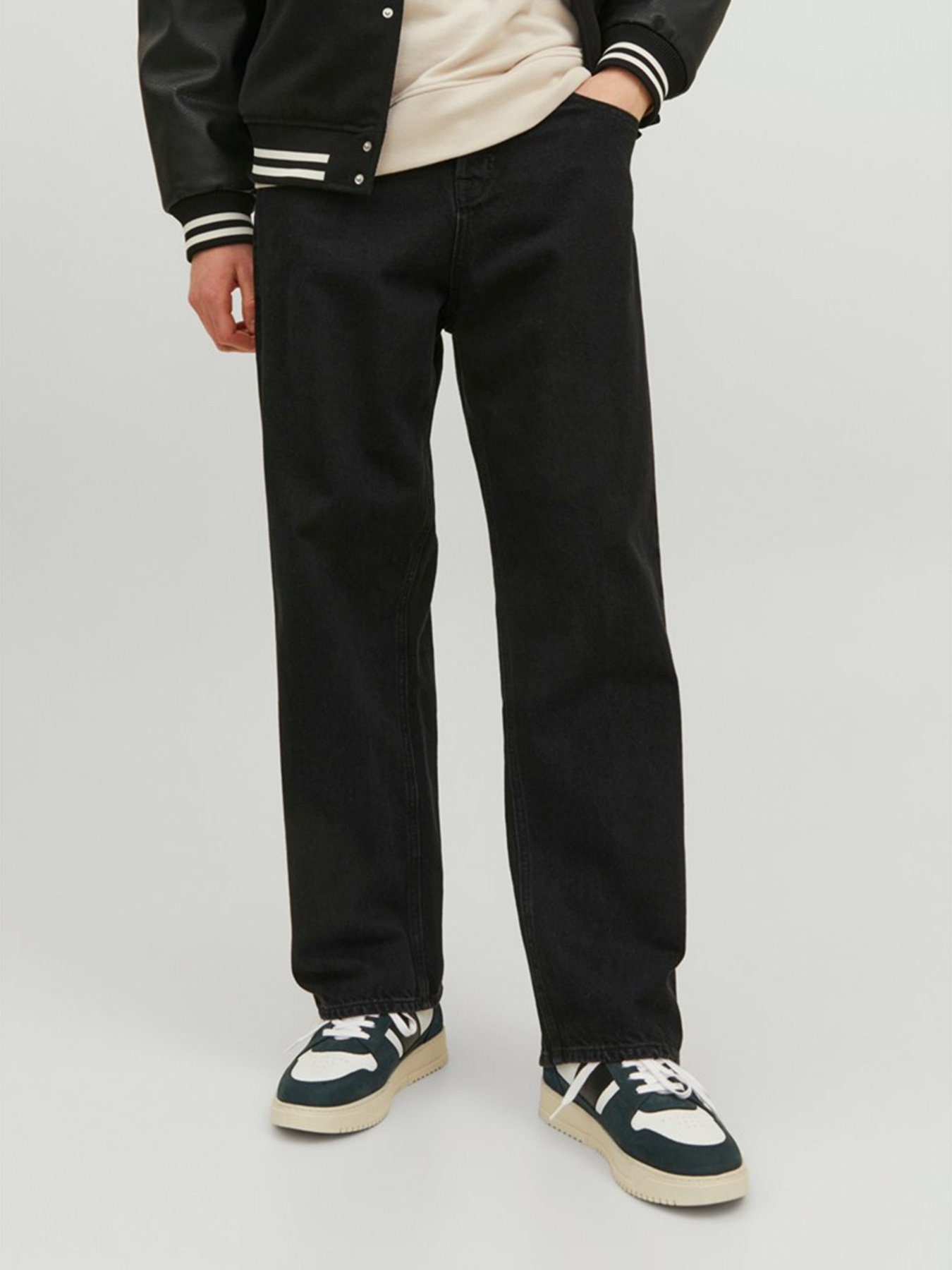 Прямі джинси JACK & JONES модель 12236089_Black Denim Фото