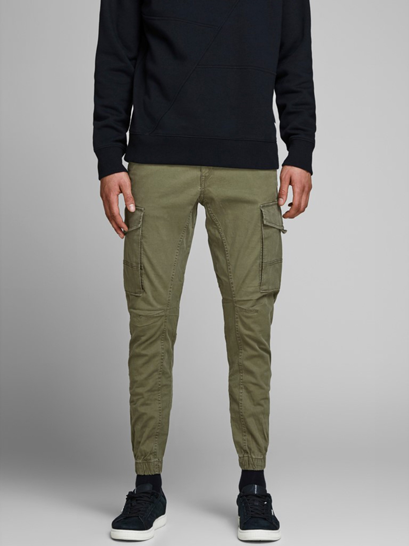 Карго JACK & JONES модель 12141844_Olive Night Фото