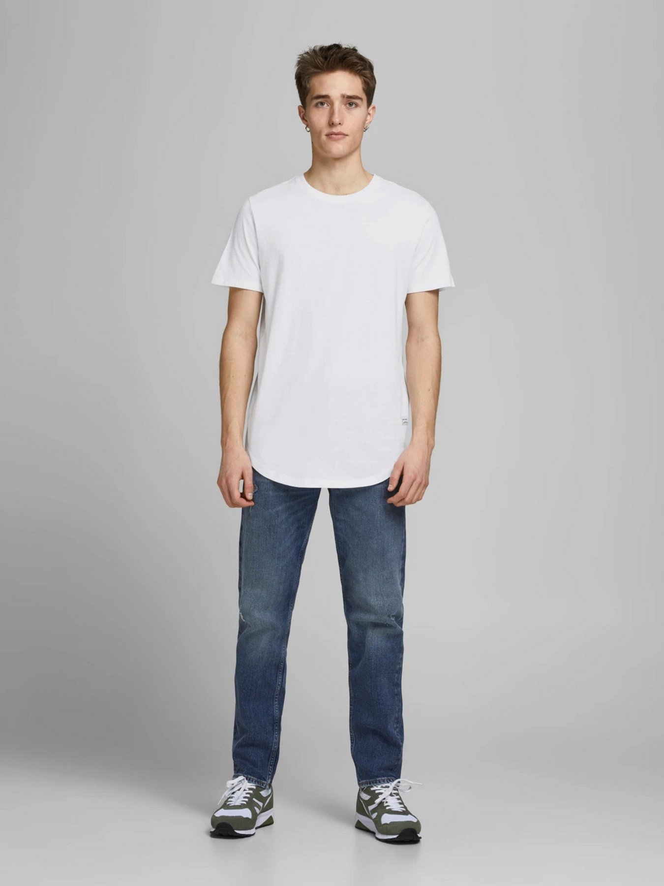 Футболка JACK & JONES модель 12113648_White Фото