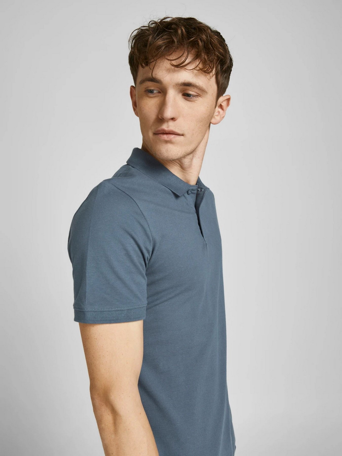 Поло JACK & JONES модель 12136516_Grisaille Фото