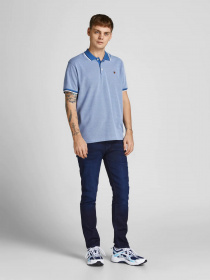 Поло JACK & JONES модель 12169064_Bright Cobalt Фото
