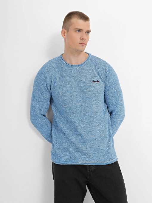 Джемпер JACK & JONES Модель 12204645_Sea Of Belize Фото