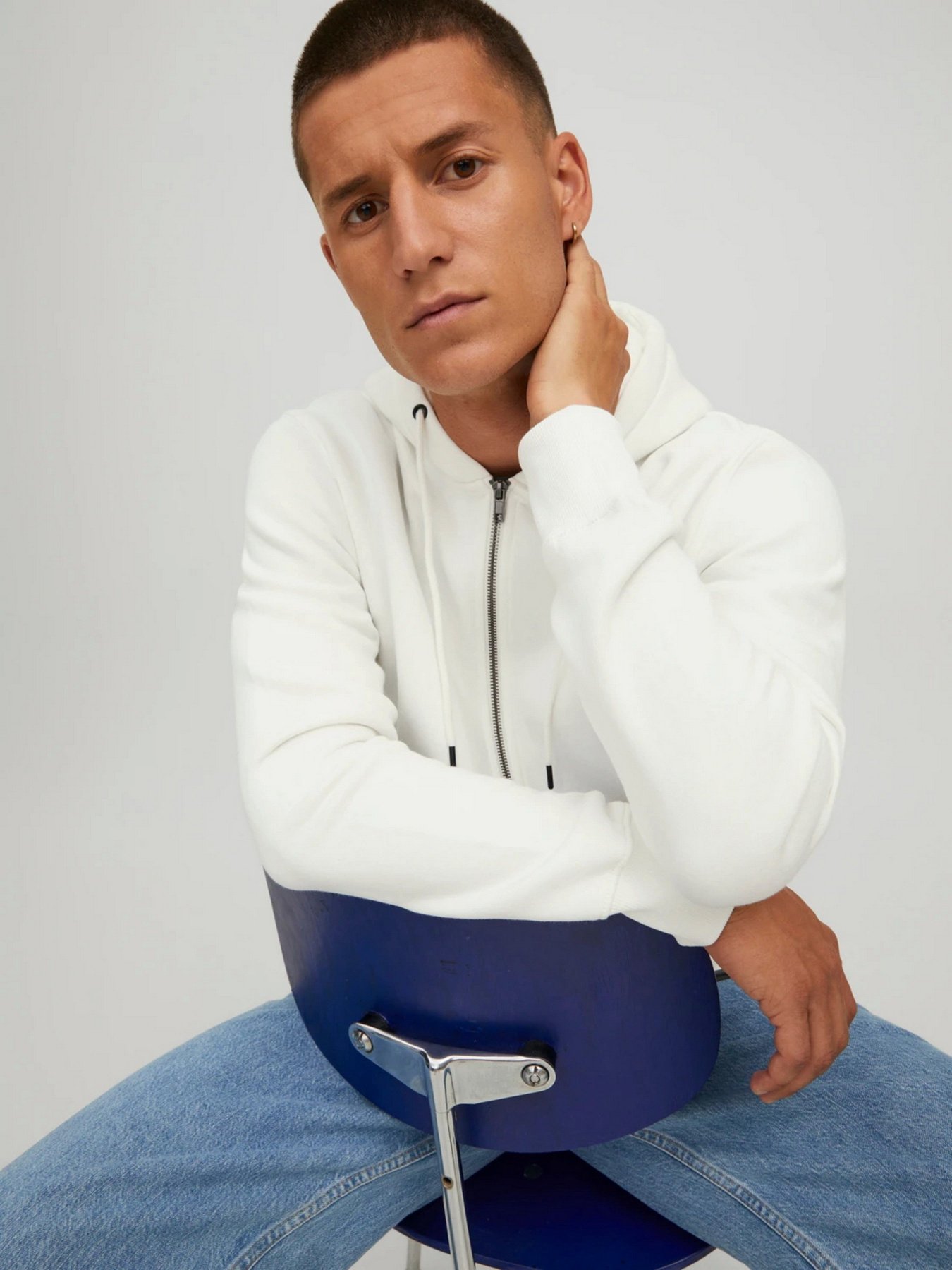 Кофта JACK & JONES модель 12210830_Cloud Dancer Фото