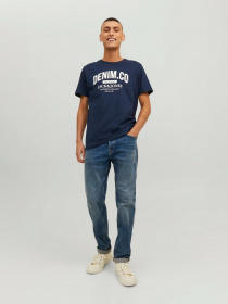 Футболка JACK & JONES модель 12210949_Navy Blazer Фото