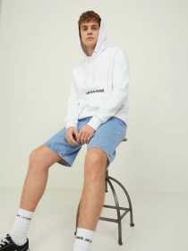 Шорты джинсовые JACK & JONES модель 12212180_Blue Denim Фото