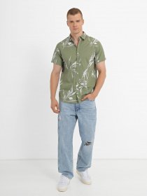 Рубашка JACK & JONES модель 12227680_Oil Green Фото