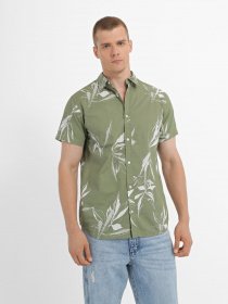 Рубашка JACK & JONES модель 12227680_Oil Green Фото