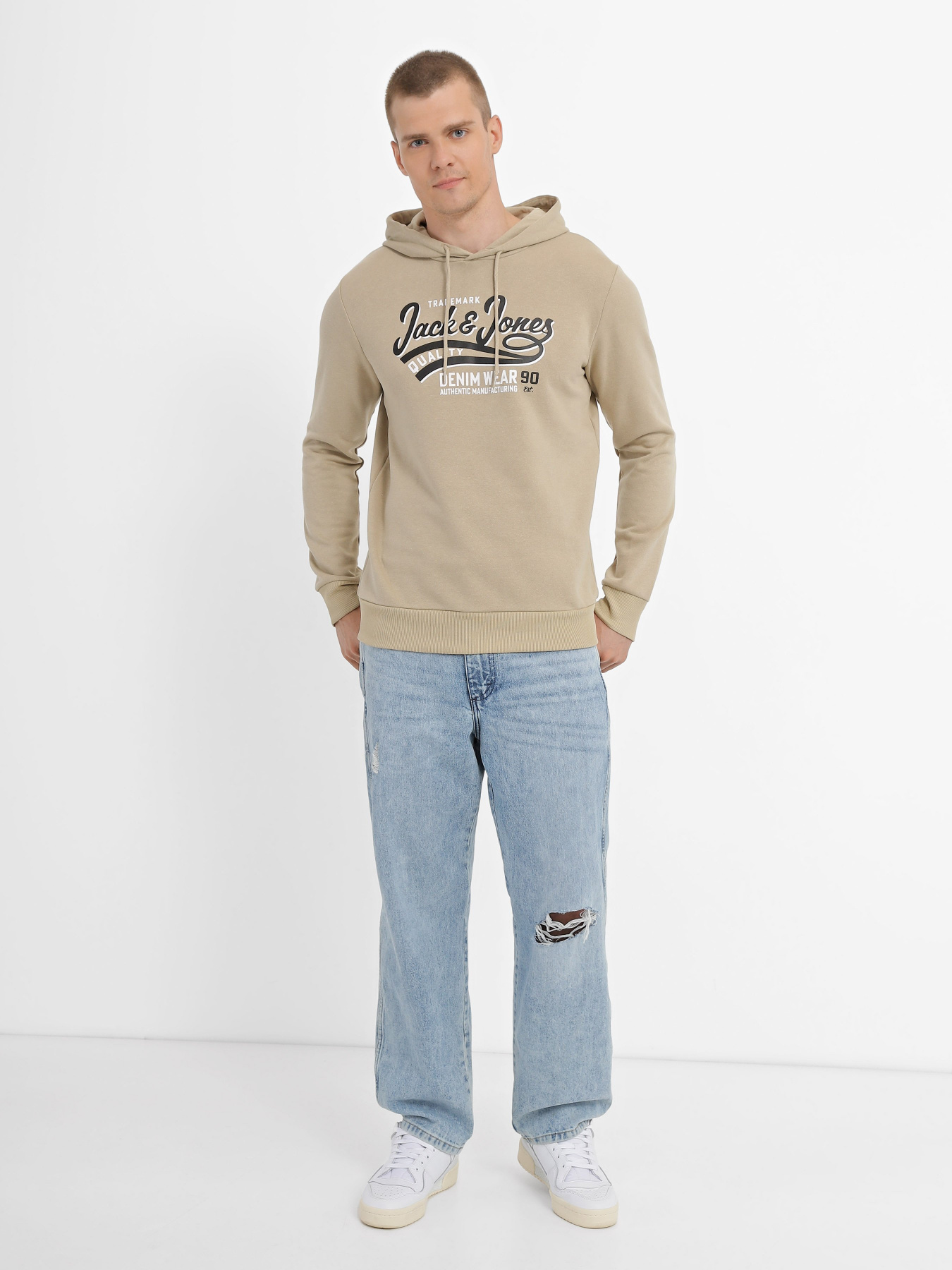 Худі JACK & JONES модель 12231322_Crockery Худі JACK & JONES модель 12231322_Crockery Фото