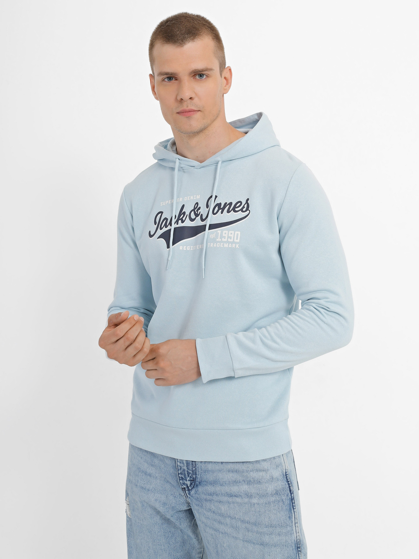 Худі JACK & JONES модель 12231322_Winter Sky Фото