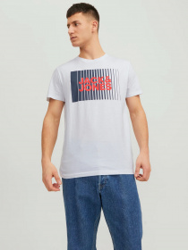Футболка JACK & JONES модель 12233999_White Фото