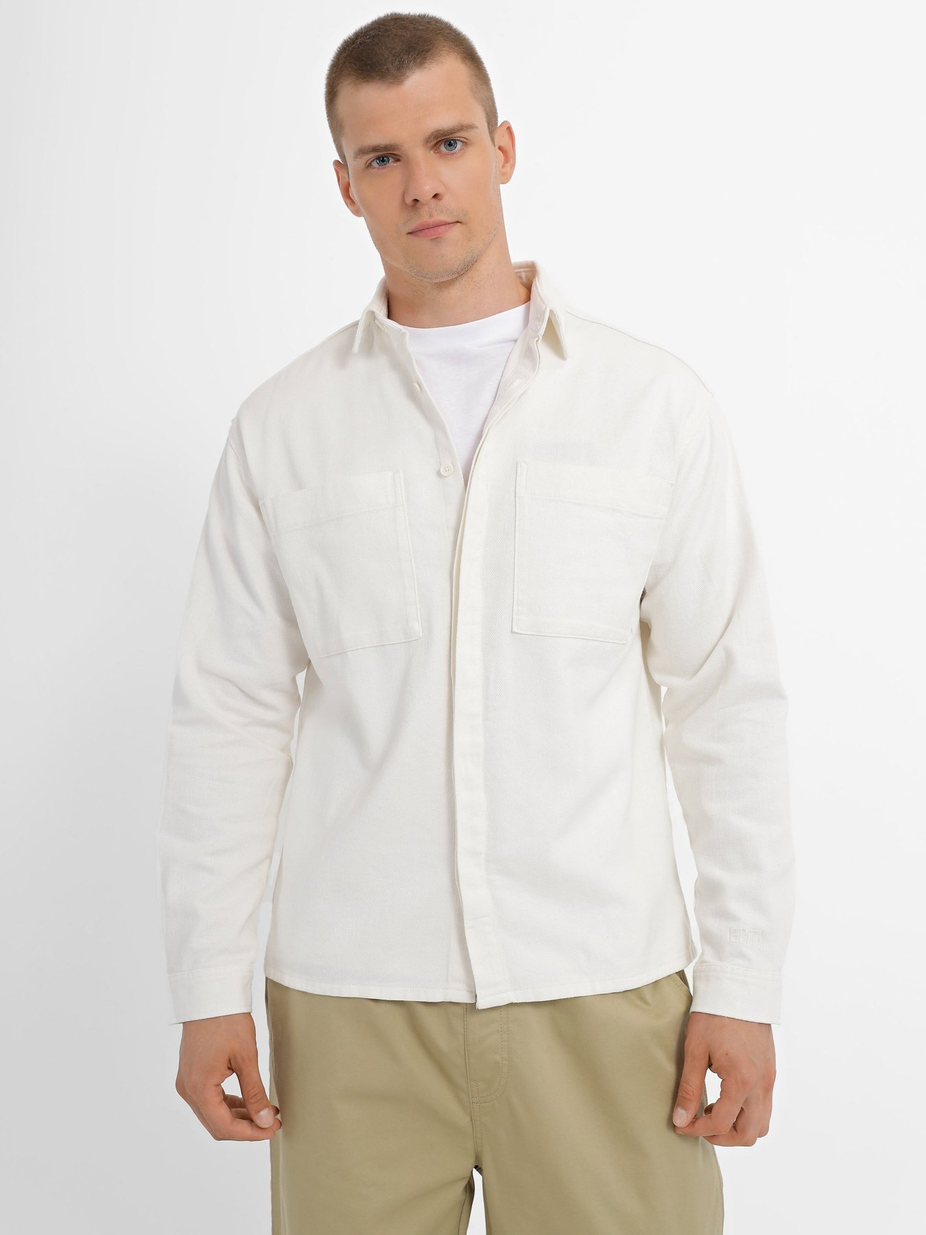 Сорочка JACK & JONES модель 12234209_Marshmallow Фото