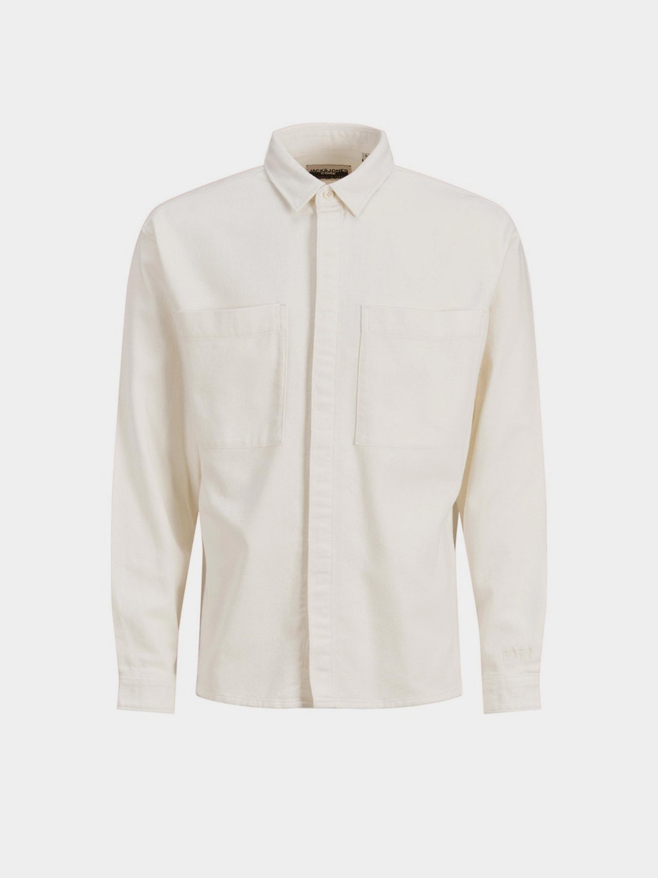 Рубашка повседневная JACK & JONES модель 12234209_Marshmallow Фото