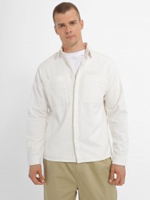 Рубашка повседневная JACK & JONES модель 12234209_Marshmallow Фото