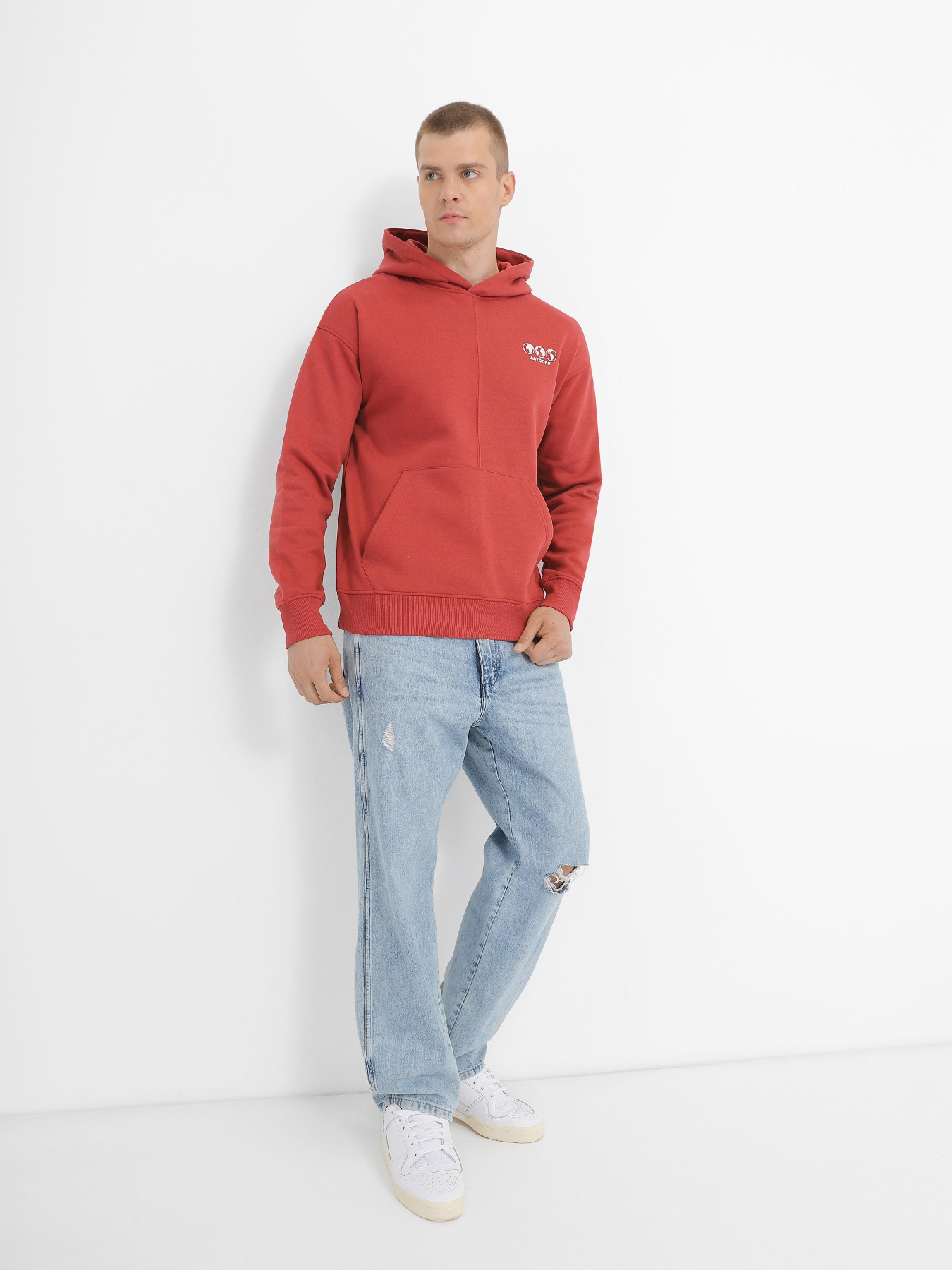Худи JACK & JONES модель 12234857_Rosewood Фото