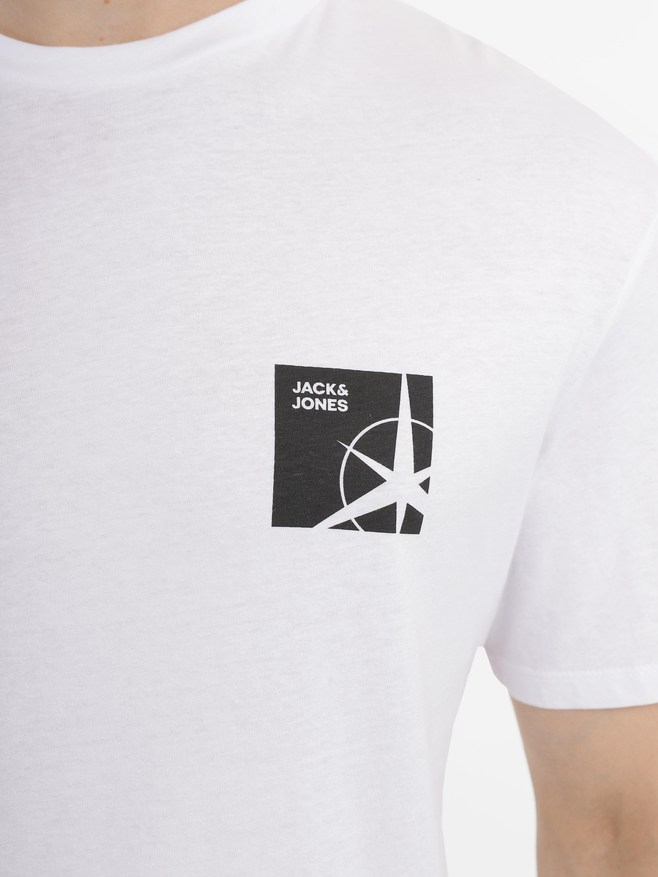 Футболка JACK & JONES модель 12235164_White Фото