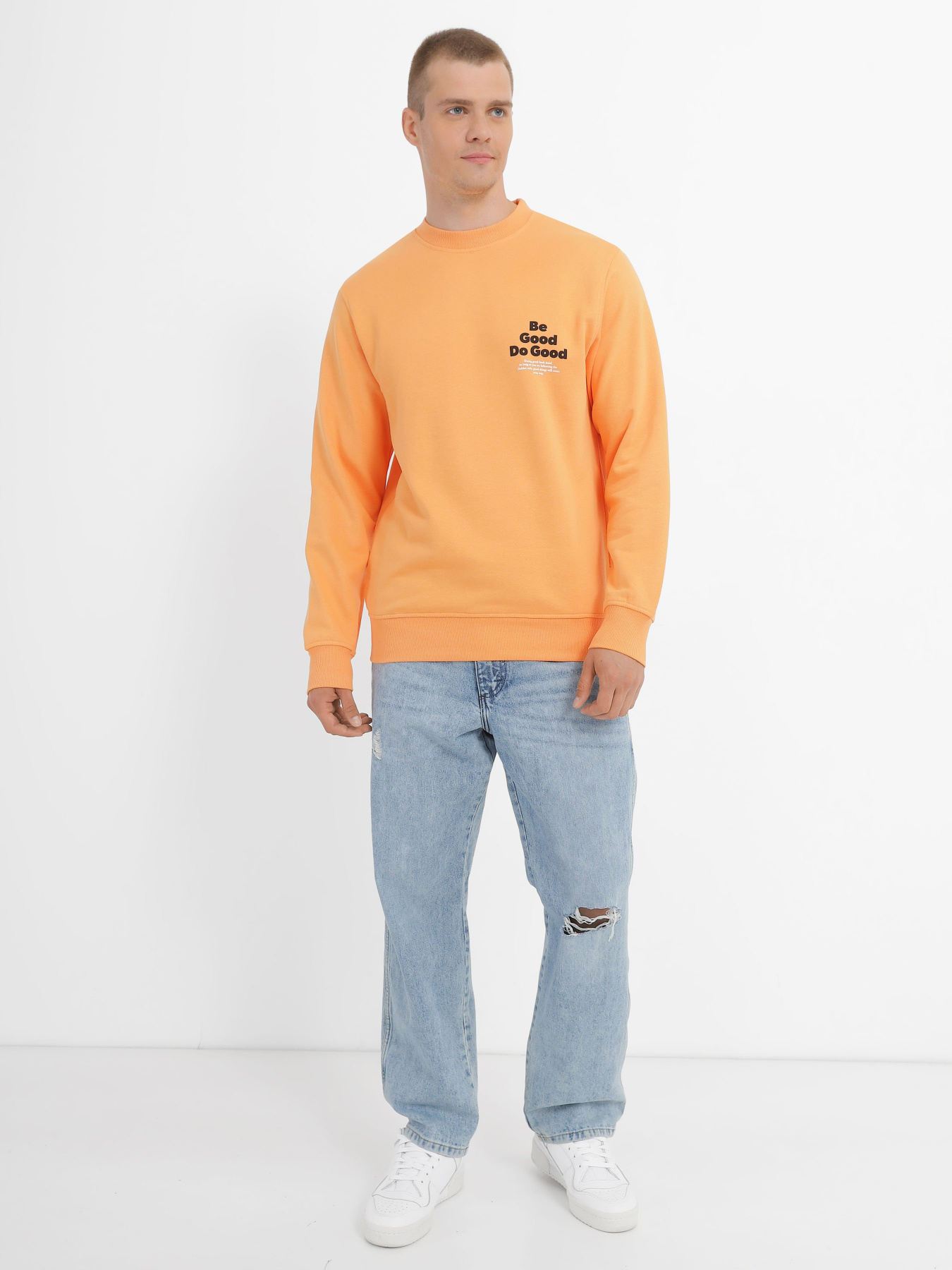 Свитшот JACK & JONES модель 12235353_Pumpkin Фото