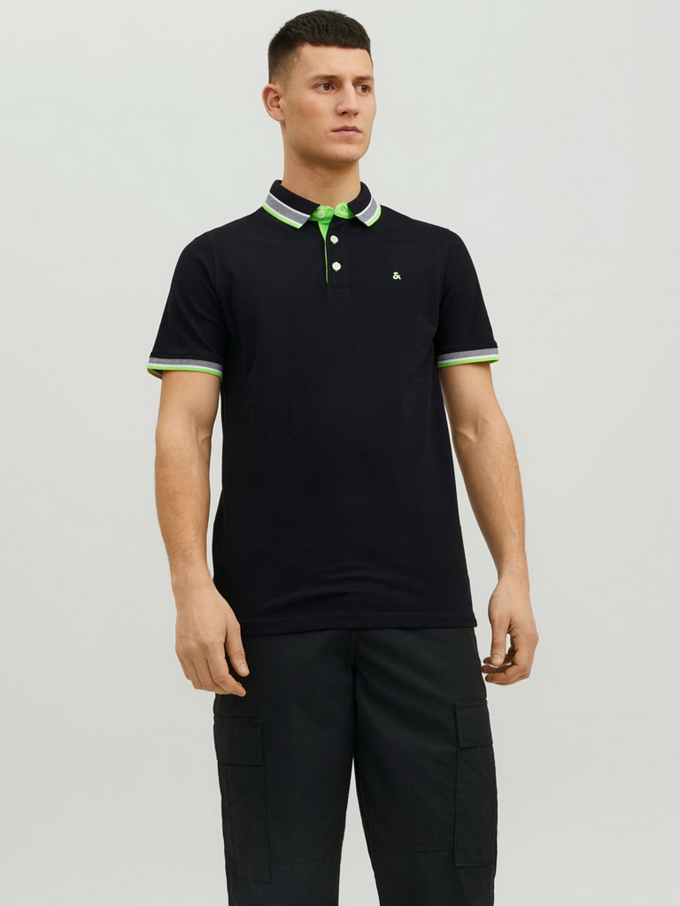 Поло JACK & JONES модель 12136668_Black Фото