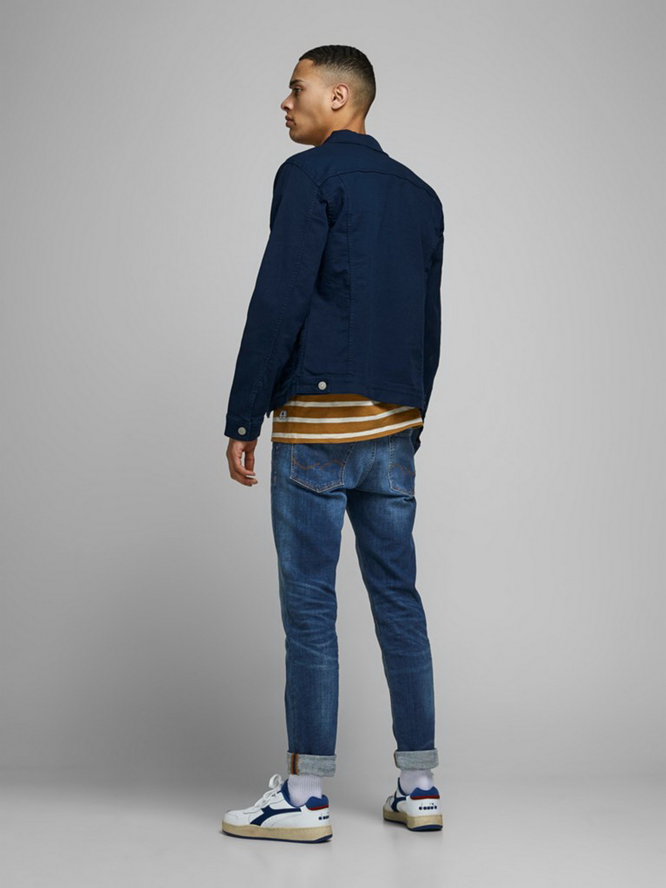 Прямі джинси JACK & JONES модель 12146384_Blue Denim Фото