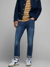 Прямі джинси JACK & JONES модель 12146384_Blue Denim Фото
