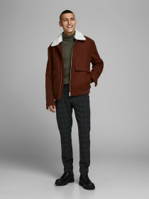 Гольф JACK & JONES модель 12157417_Olive Night Гольф JACK & JONES модель 12157417_Olive Night Фото