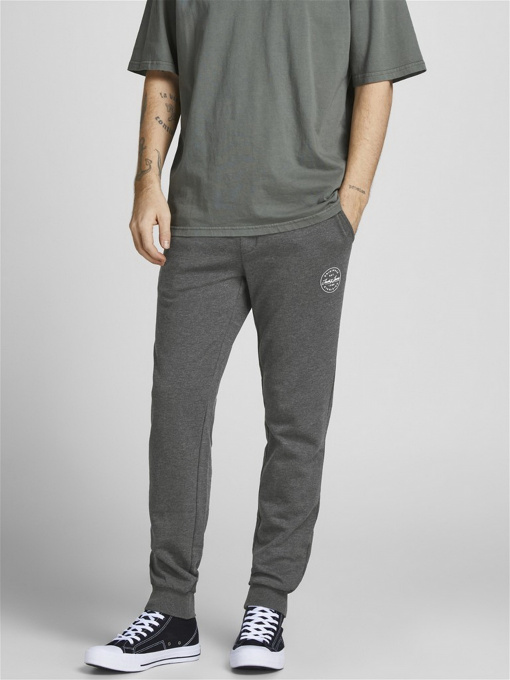Джоггеры JACK & JONES модель 12165322_Dark Grey Melange Фото