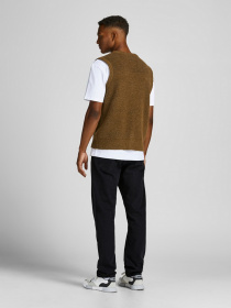 Прямые джинсы JACK & JONES модель 12168656_Black Denim Фото