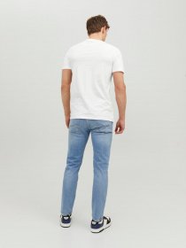 Футболка JACK & JONES модель 12156101_White Футболка JACK & JONES модель 12156101_White Фото