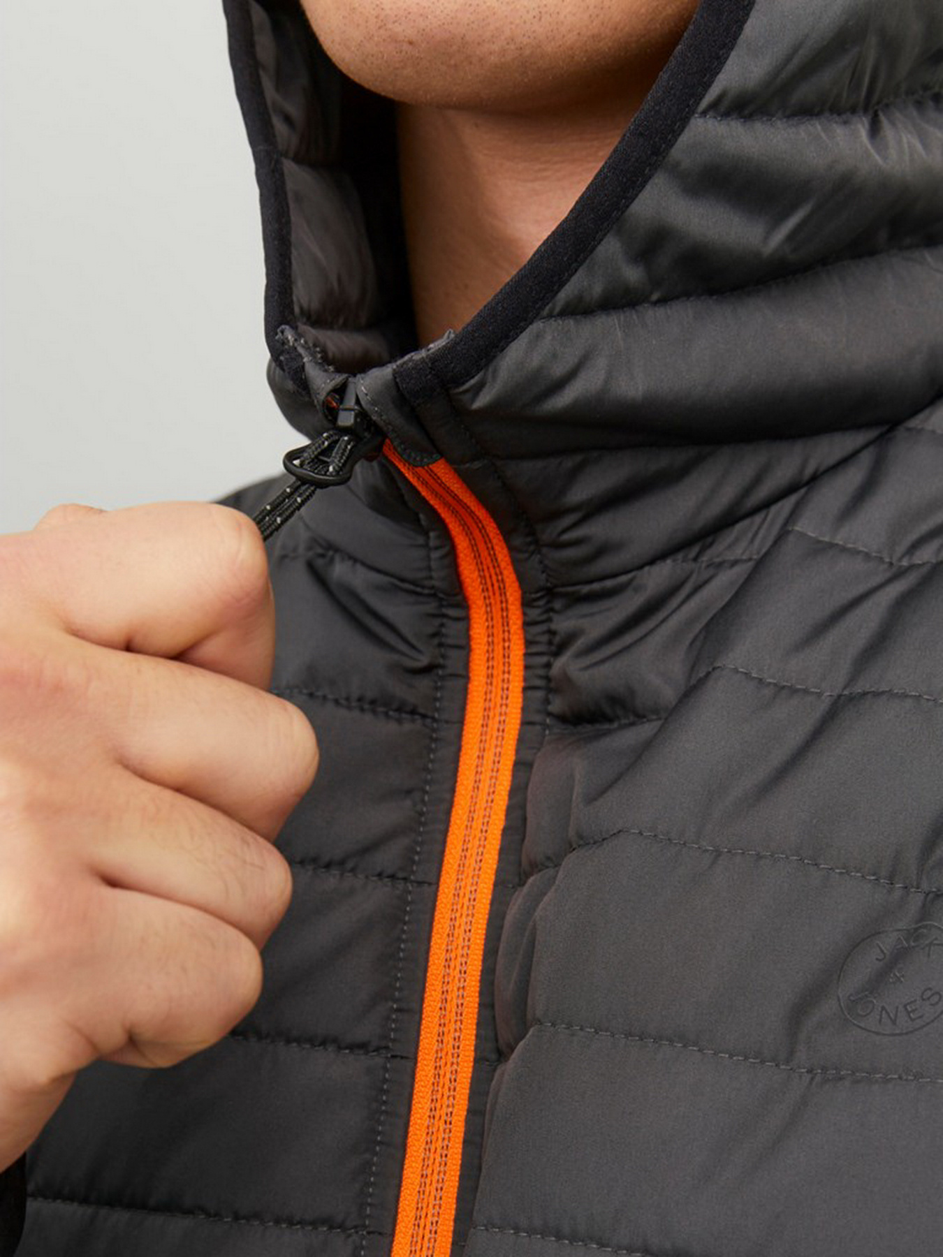 Вітровка JACK & JONES Multi Quilted Модель 12182242_Asphalt Фото