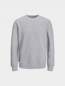 Свитшот JACK & JONES модель 12208182_Light Grey Melange Фото