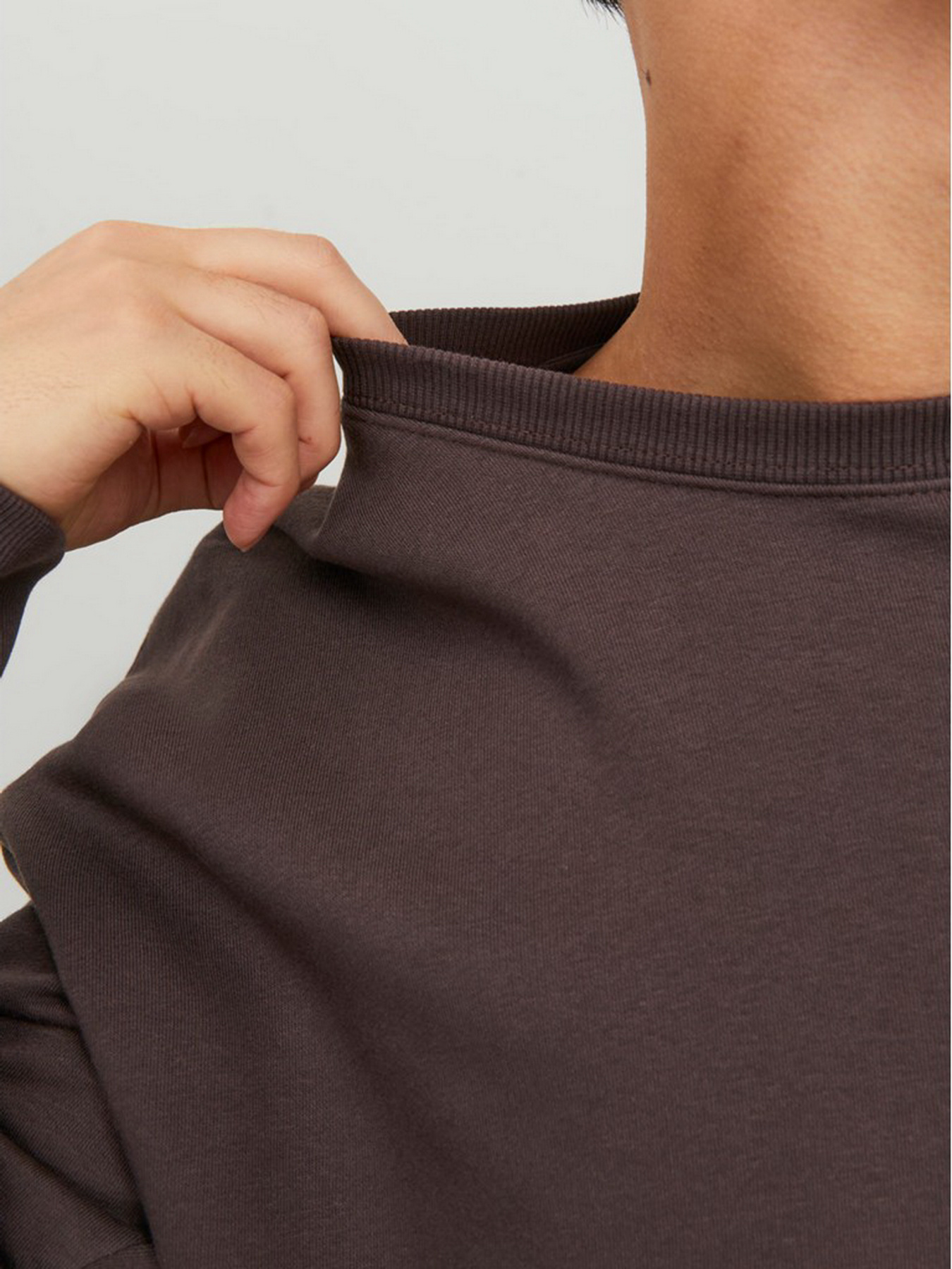 Джемпер JACK & JONES модель 12208182_Seal Brown Фото