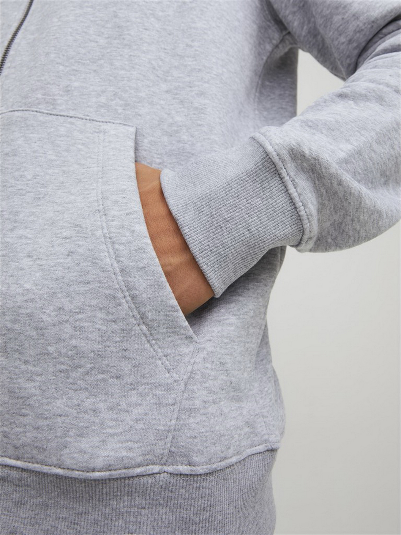 Кофта JACK & JONES модель 12210830_Light Grey Melange Фото